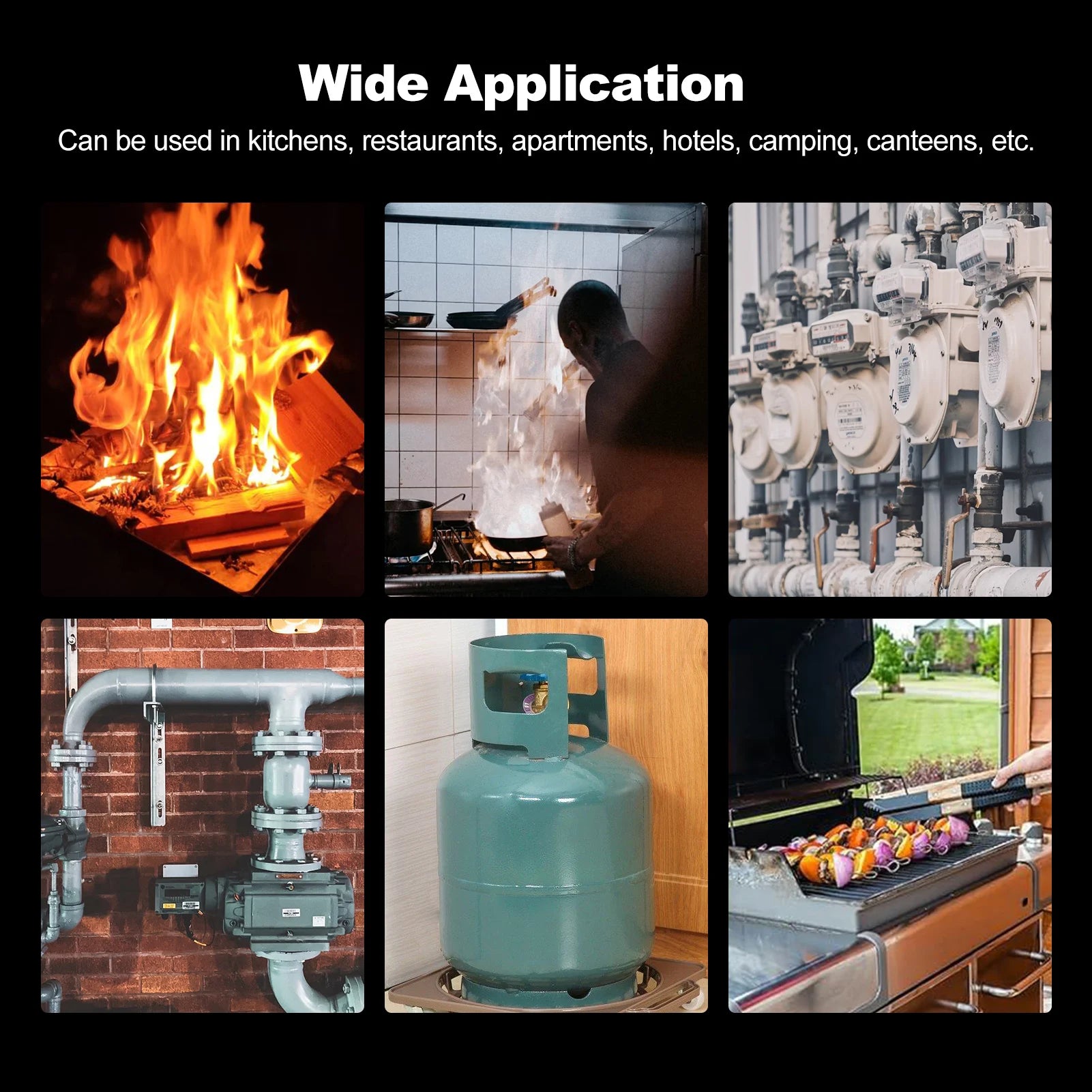 🔥 Flame Safe Hub – 4-in-1 CO & Gas Monitor Alarm | LCD Carbon Monoxide & Natural Gas Detector for Wall Plug-In
