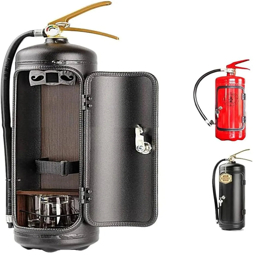 🔥 Flame Safe Hub – Mini Whisky Bottle Fire Extinguisher | Portable Bar-Style Fire Safety & Decorative Wine Storage