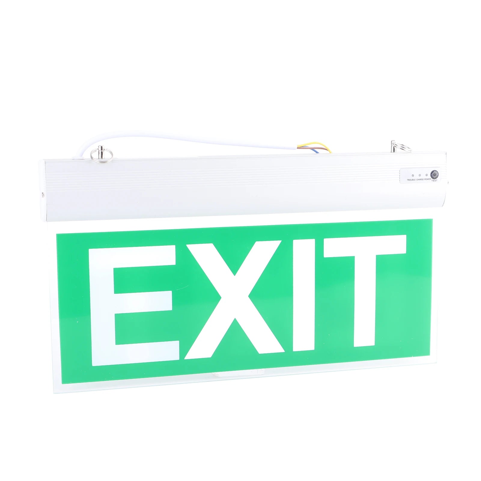 🔥 Flame Safe Hub – LED Emergency Exit Sign Light | 110‑220V, 3W, 12-LED Safety Indicator Lamp