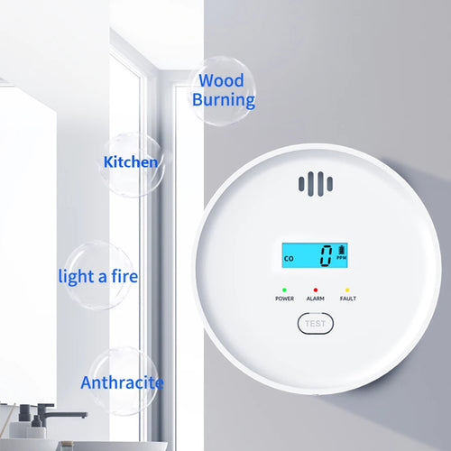 🔥 Flame Safe Hub – 10-Year Smoke & Carbon Monoxide Alarm | Battery Backup, CE & UL Certified Combo Detector