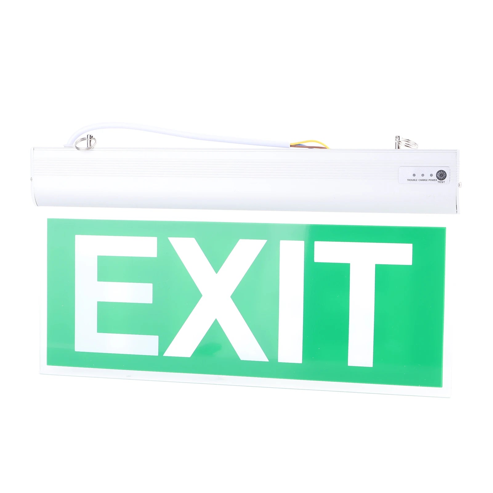 🔥 Flame Safe Hub – LED Emergency Exit Sign Light | 110‑220V, 3W, 12-LED Safety Indicator Lamp