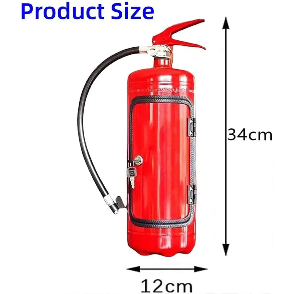🔥 Flame Safe Hub – Mini Whisky Bottle Fire Extinguisher | Portable Bar-Style Fire Safety & Decorative Wine Storage